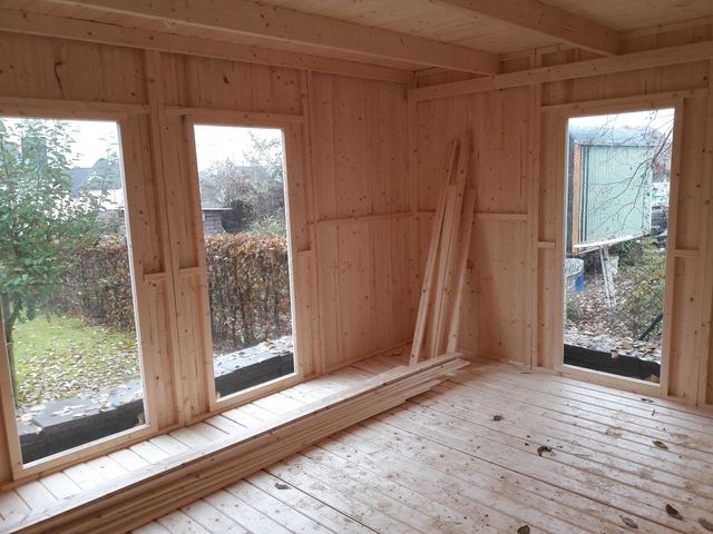 Die Creativwerkstatt Von Lust Und Frust Beim Aufbau Unseres Neuen Gartenhauses